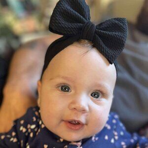 Baby Girl Handmade Headband Bow 3-6 Months